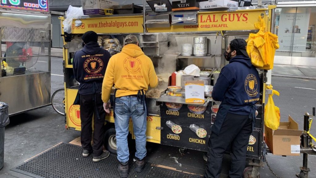 an image of The Halal Guys food truck
